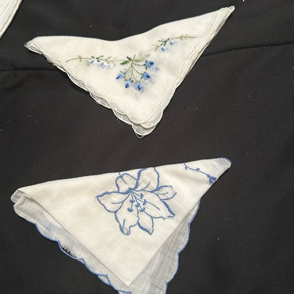 Vintage ladies handkerchiefs!